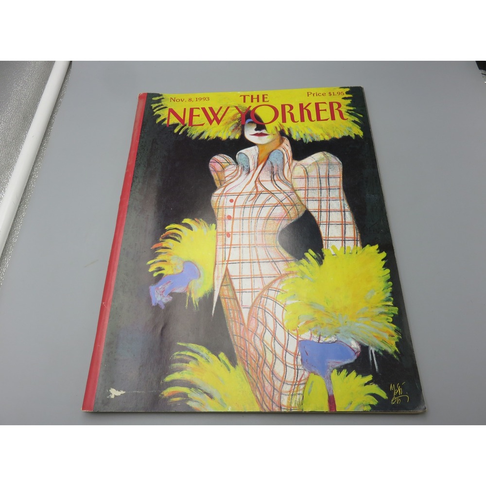 Vintage The New Yorker Magazine Nov 8 1993 Mats Gustafson Cover Art Collectible